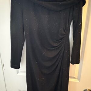 Elegant Black Long Sleeve Dress
